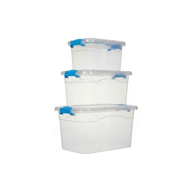 Boîtes de rangement à clips